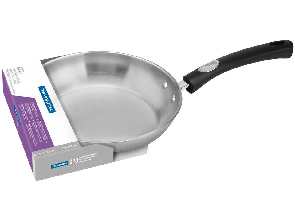 Frigideira Tramontina Inox Solar Silicone 20cm - 3
