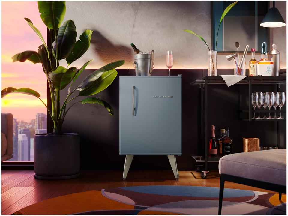 Frigobar Brastemp 76L Azul Retrô BRA08HW - 2