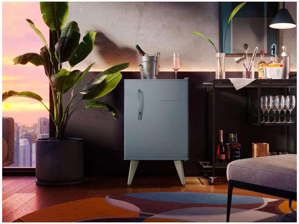 Frigobar Brastemp 76L Azul Retrô BRA08HW - 2