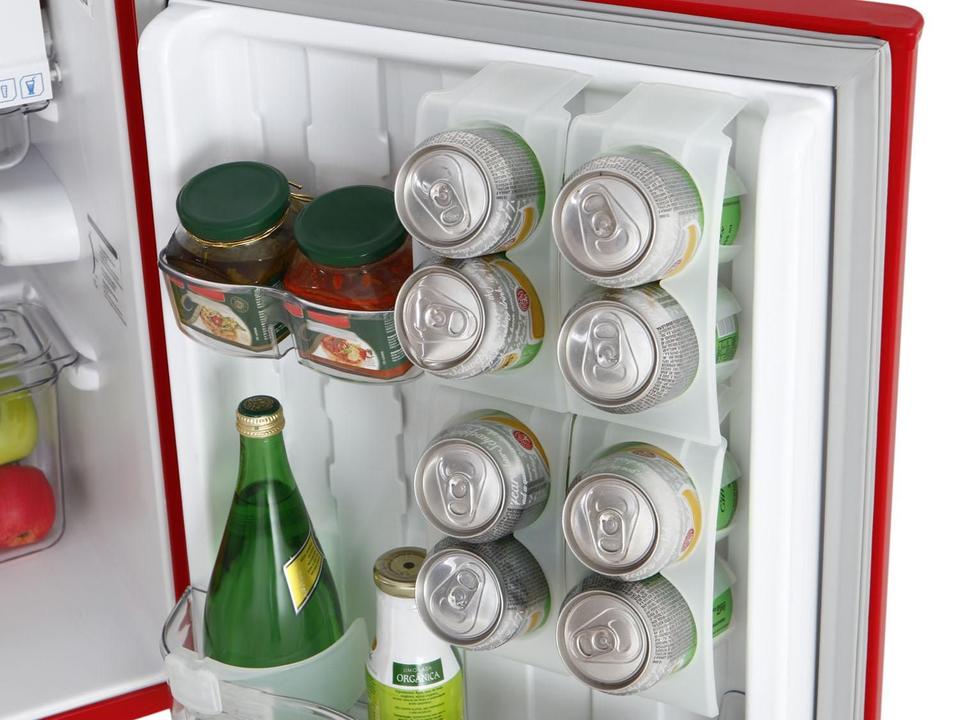 Frigobar Brastemp 76L Vermelho Retrô BRA08 A - 8