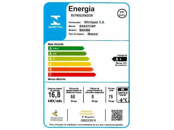 Frigobar Brastemp 76L Vermelho Retrô BRA08 A - 13