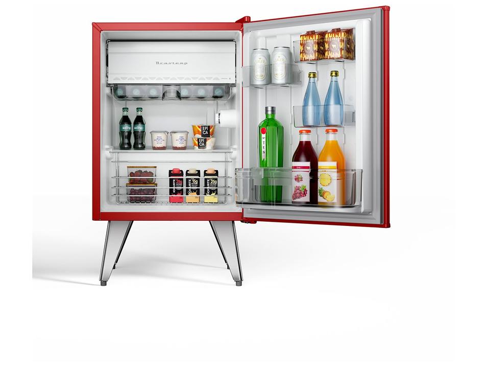 Frigobar Brastemp 76L Vermelho Retrô BRA08MV - 1