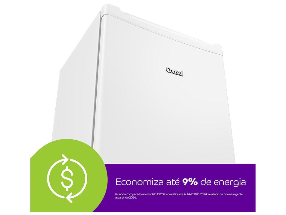 Frigobar Consul 117L Branco Gaveta Multiuso CRC12MB - 1