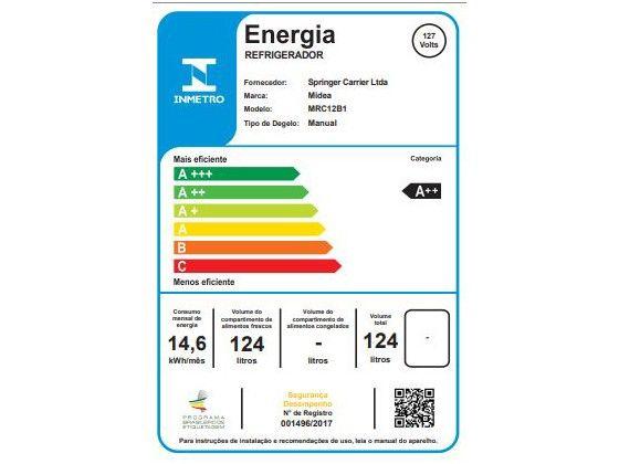 Frigobar Midea 124L Branco - 3