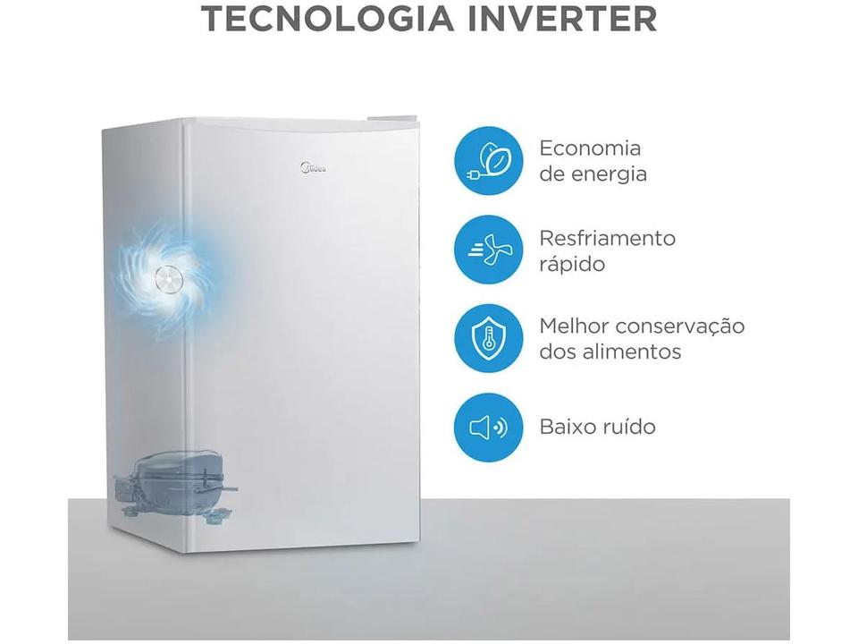 Frigobar Midea 93L Branco Inverter MDRD142FGD013 - 5