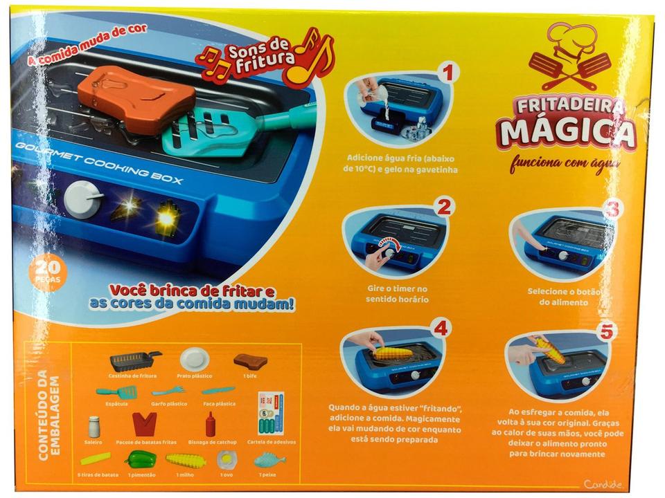 Fritadeira de Brinquedo Candide Mágica 20 Peças - 12
