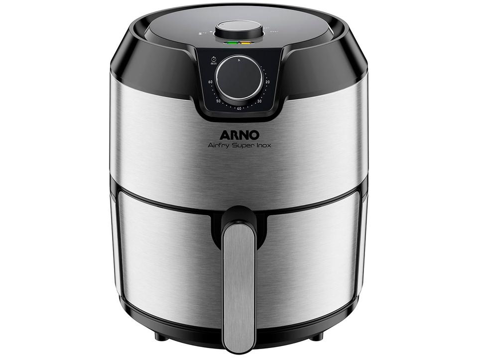 Fritadeira Elétrica Sem Óleo/Air Fryer Arno  - Airfry Super BFRY Preta e Inox 4,2L com Timer - 110 V - 2