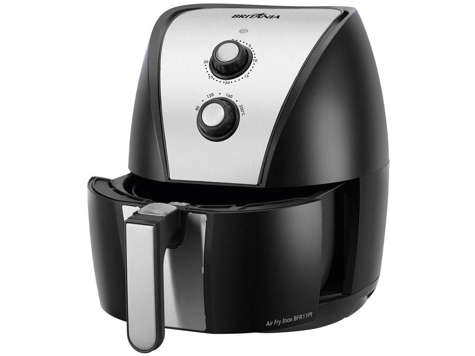 Fritadeira Elétrica sem Óleo/Air Fryer Britânia BFR11PI Preto 4,4L com Timer - 5