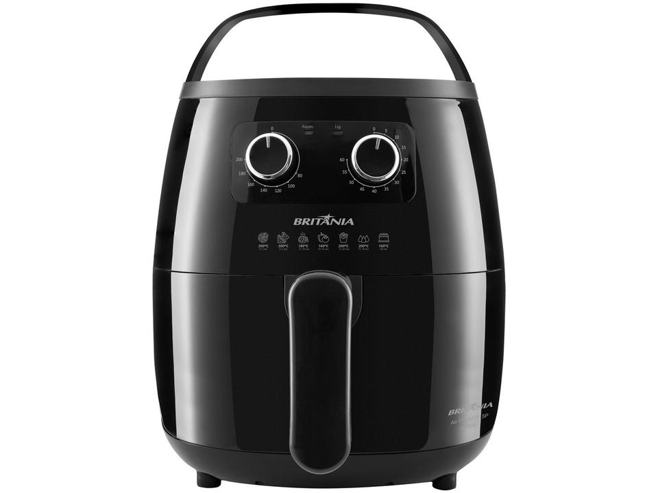 Fritadeira Elétrica sem Óleo/Air Fryer Britânia BFR15P Preta 6L com Timer - 5