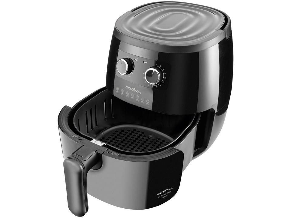 Fritadeira Elétrica sem Óleo/Air Fryer Britânia BFR15P Preta 6L com Timer - 4