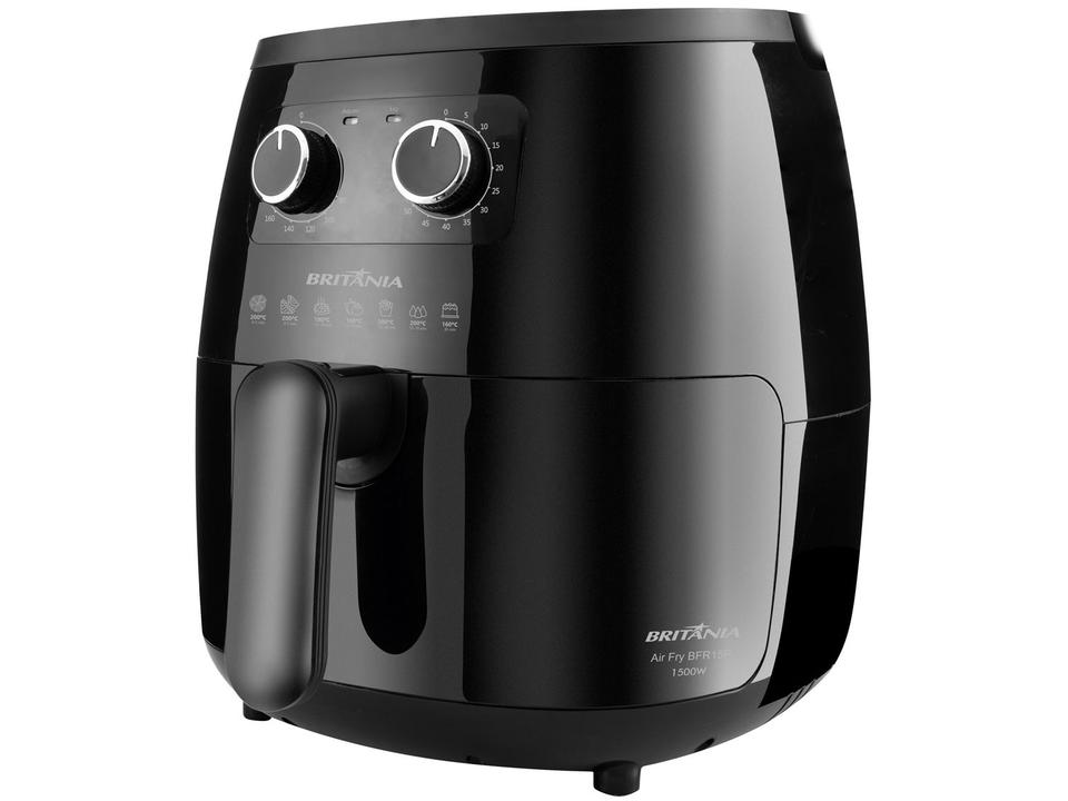 Fritadeira Elétrica sem Óleo/Air Fryer Britânia BFR15P Preta 6L com Timer - 2
