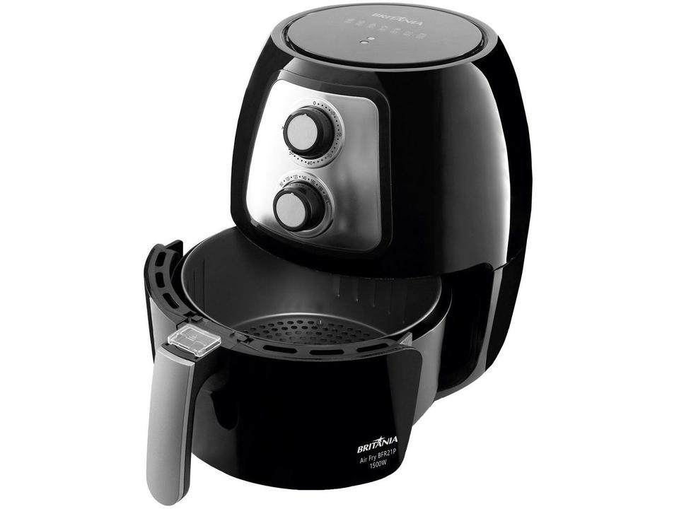 Fritadeira Elétrica sem Óleo/Air Fryer Britânia BFR21P Preto 4L com Timer - 4