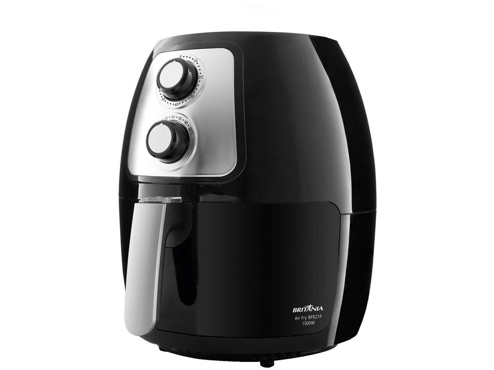 Fritadeira Elétrica sem Óleo/Air Fryer Britânia BFR21P Preto 4L com Timer - 5