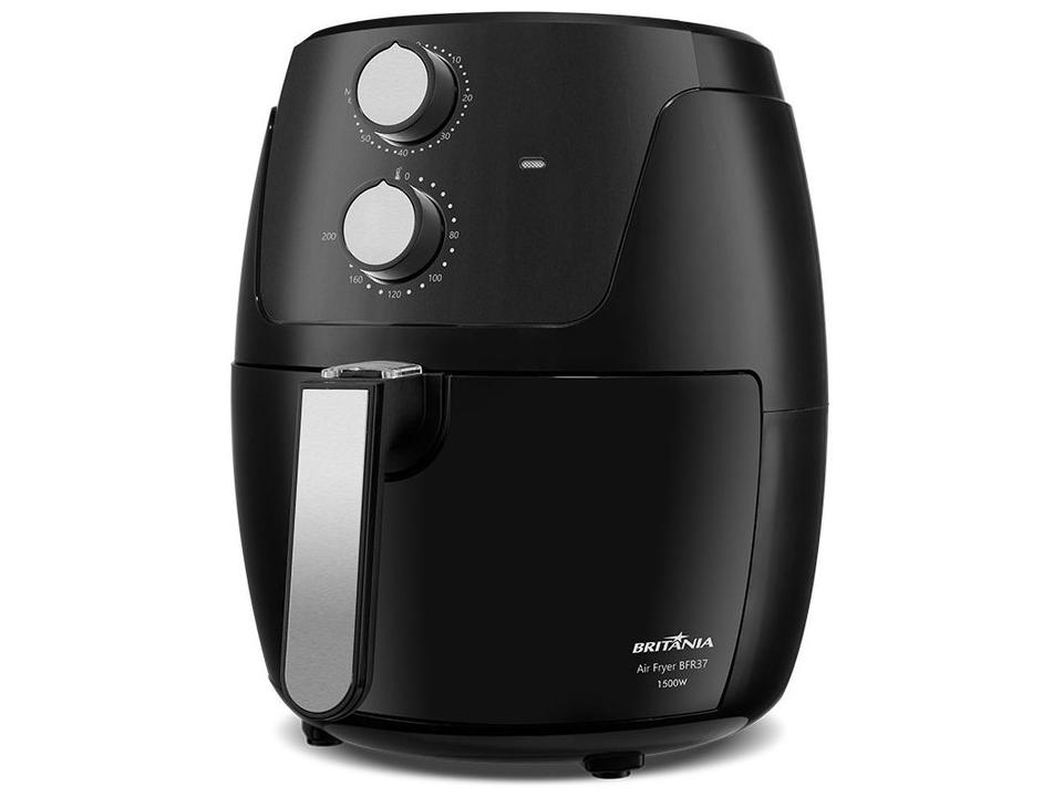 Fritadeira Elétrica sem Óleo/Air Fryer Britânia BFR37 Preto com Timer 4,2L - 4