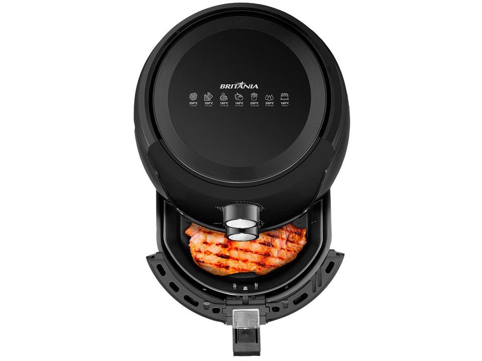 Fritadeira Elétrica sem Óleo/Air Fryer Britânia BFR37 Preto com Timer 4,2L - 10