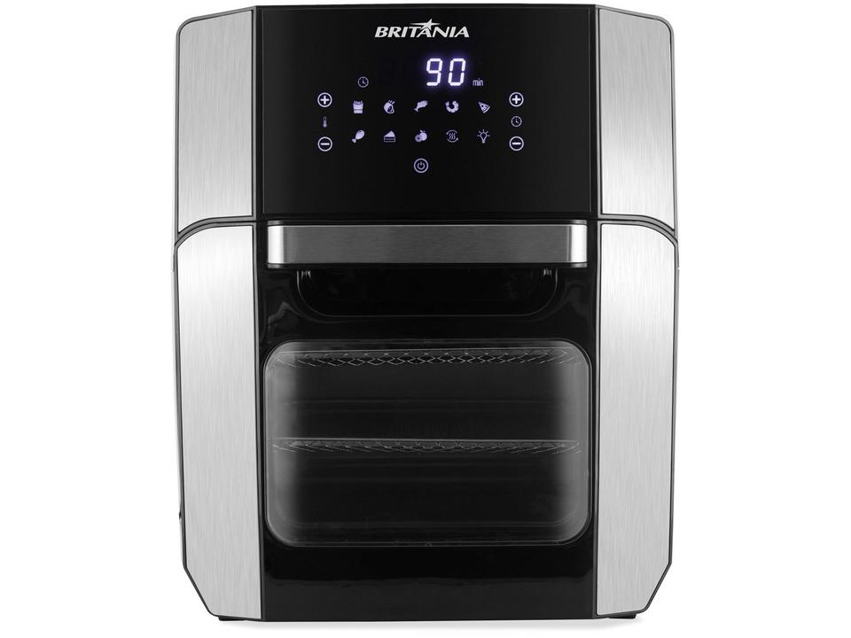 Fritadeira Elétrica sem Óleo/Air Fryer Britânia - Oven BFR2100 Preta 12L com Timer - 110 V - 8