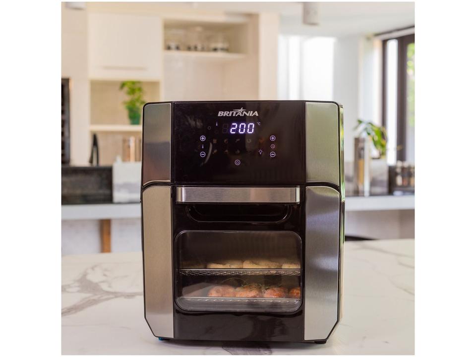 Fritadeira Elétrica sem Óleo/Air Fryer Britânia - Oven BFR2100 Preta 12L com Timer - 110 V - 2