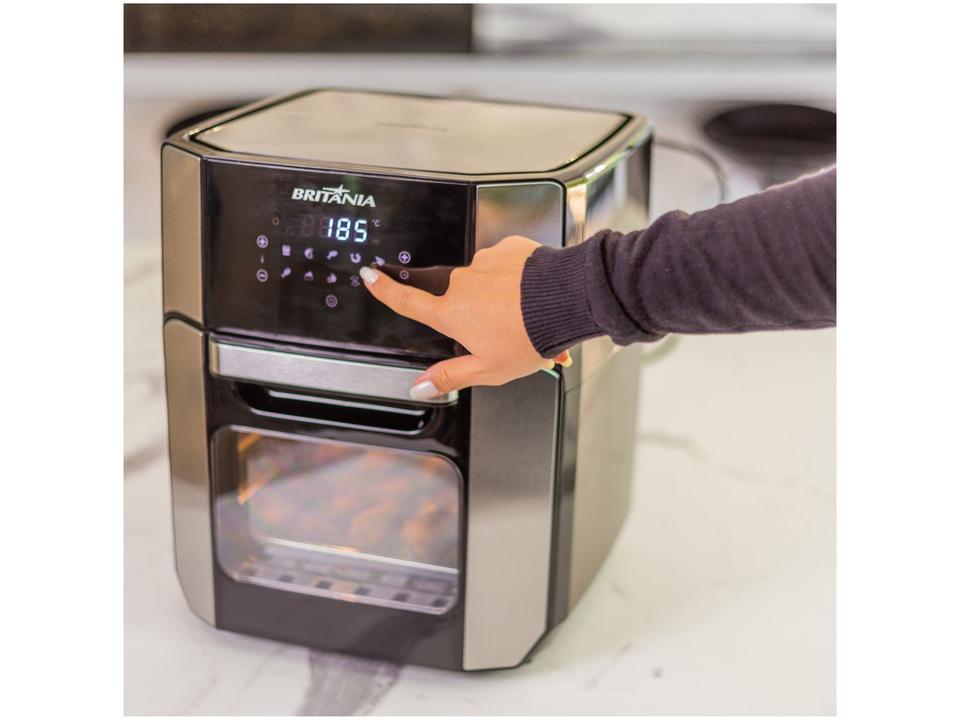 Fritadeira Elétrica sem Óleo/Air Fryer Britânia - Oven BFR2100 Preta 12L com Timer - 110 V - 5