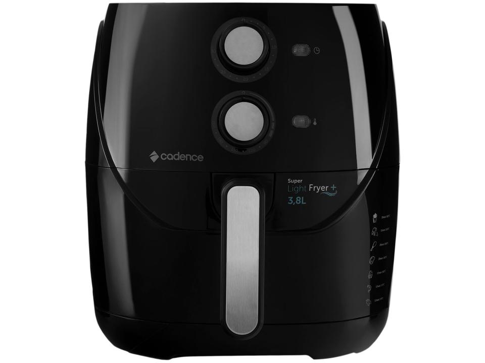 Fritadeira Elétrica sem Óleo/Air Fryer Cadence FRT555 Super Light Fryer+ Preta 3,8L com Timer - 3