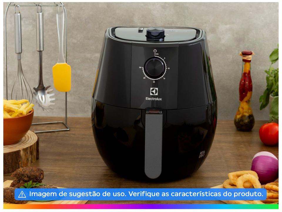 Fritadeira Elétrica sem Óleo/Air Fryer Electrolux Efficient EAF10 Preto 3,2L com Timer - 7