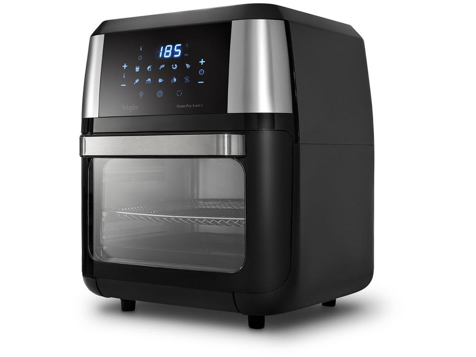 Fritadeira Elétrica sem Óleo/Air Fryer Elgin Oven Fry 4 em 1 Preta com Forno 12L - 6
