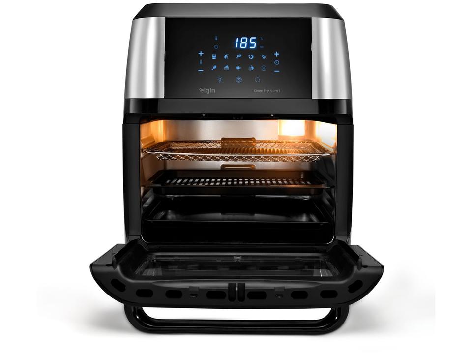Fritadeira Elétrica sem Óleo/Air Fryer Elgin Oven Fry 4 em 1 Preta com Forno 12L - 3