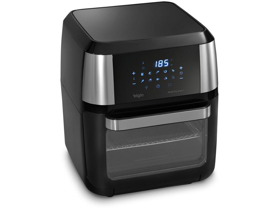 Fritadeira Elétrica sem Óleo/Air Fryer Elgin Oven Fry 4 em 1 Preta com Forno 12L - 8