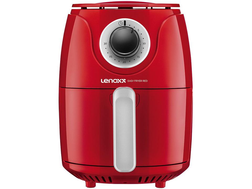 Fritadeira Elétrica sem Óleo/Air Fryer Lenoxx - Easy Fryer Red PFR905 Vermelha 2,4L com Timer - 110 V