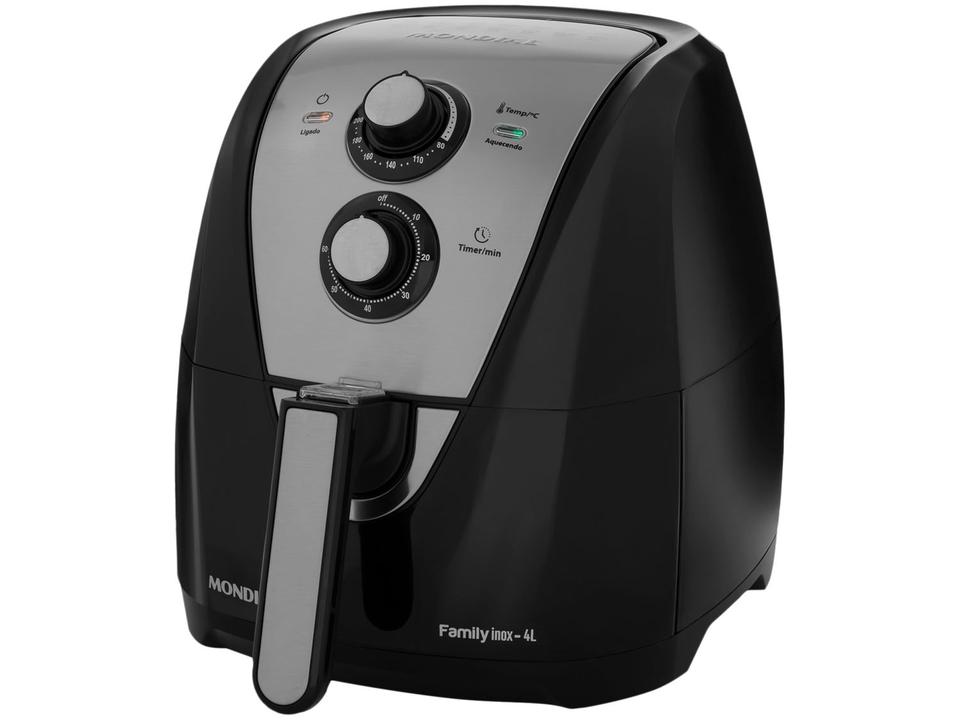 Fritadeira Elétrica sem Óleo/Air Fryer Mondial AFN-40-FB Preto 4L com Timer - 8