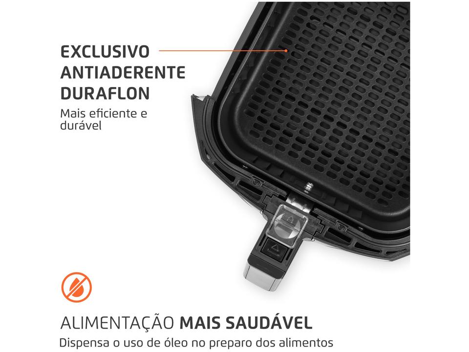 Fritadeira Elétrica sem Óleo/Air Fryer Mondial AFN-40-FB Preto 4L com Timer - 5