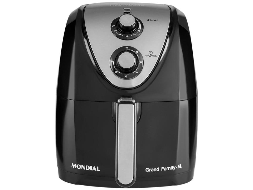 Fritadeira Elétrica sem Óleo/Air Fryer Mondial Grand Family Inox AFN-50-BI Preto 5L com Timer - 10