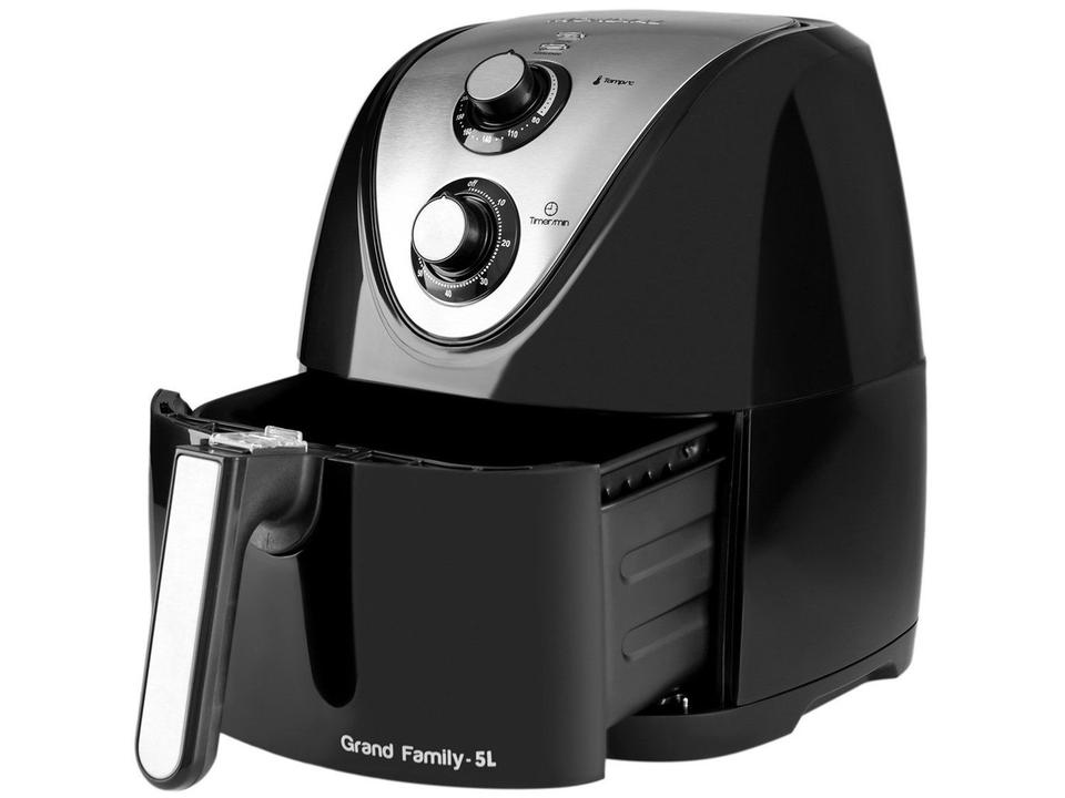 Fritadeira Elétrica sem Óleo/Air Fryer Mondial Grand Family Inox AFN-50-BI Preto 5L com Timer - 12