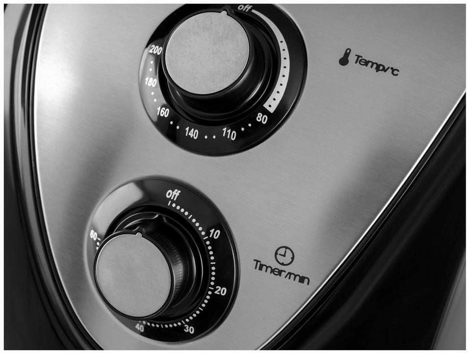 Fritadeira Elétrica sem Óleo/Air Fryer Mondial Grand Family Inox AFN-50-BI Preto 5L com Timer - 16
