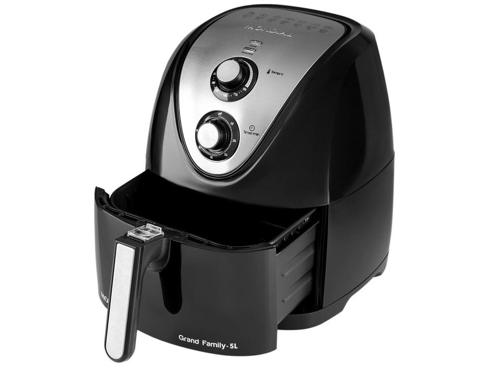 Fritadeira Elétrica sem Óleo/Air Fryer Mondial Grand Family Inox AFN-50-BI Preto 5L com Timer - 13