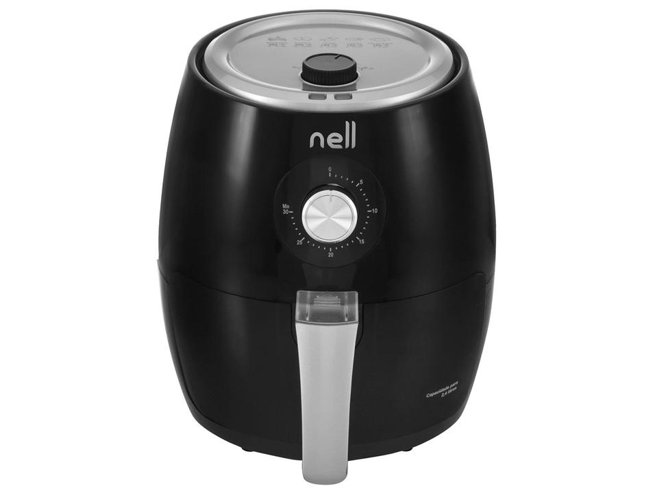 Fritadeira Elétrica sem Óleo/Air Fryer Nell Smart Preta 2,4L com Timer - 6