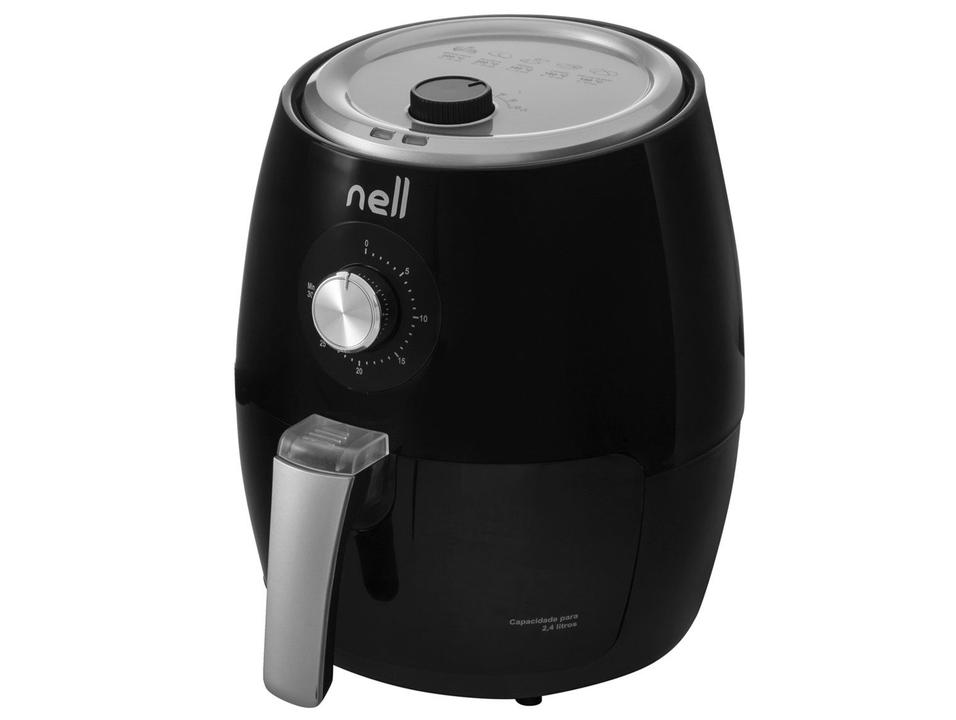Fritadeira Elétrica sem Óleo/Air Fryer Nell Smart Preta 2,4L com Timer - 7