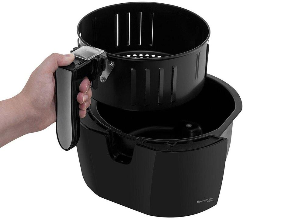 Fritadeira Elétrica Sem Óleo/Air Fryer Philco Air Fry Saúde Preta 4,4L com Timer - 5
