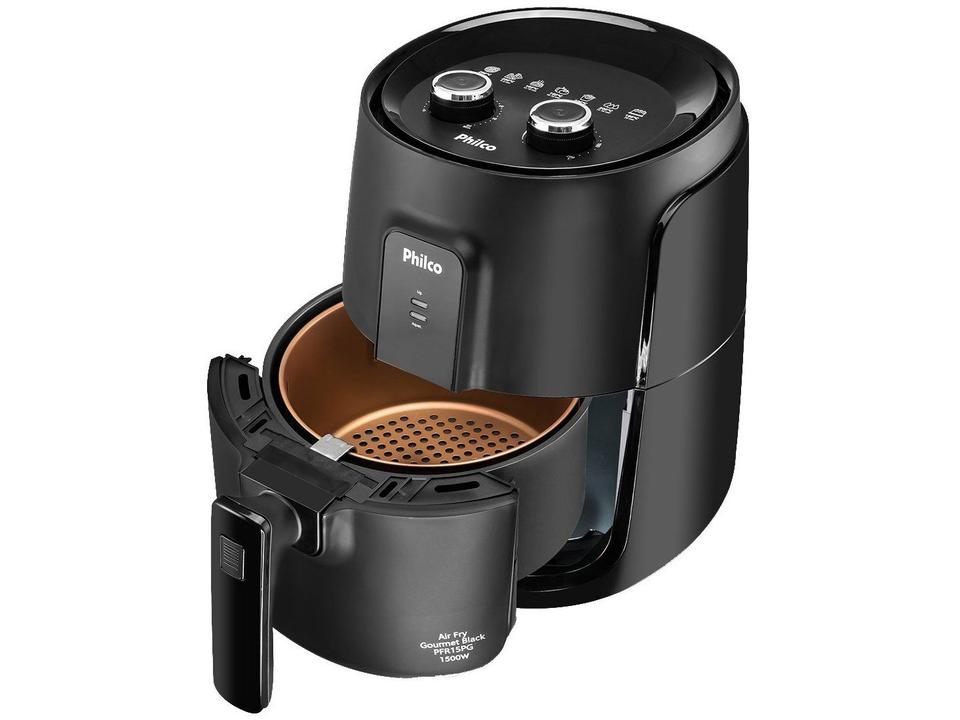 Fritadeira Elétrica sem Óleo/Air Fryer Philco Gourmet PFR15PG Preto 3,2L com Timer - 12