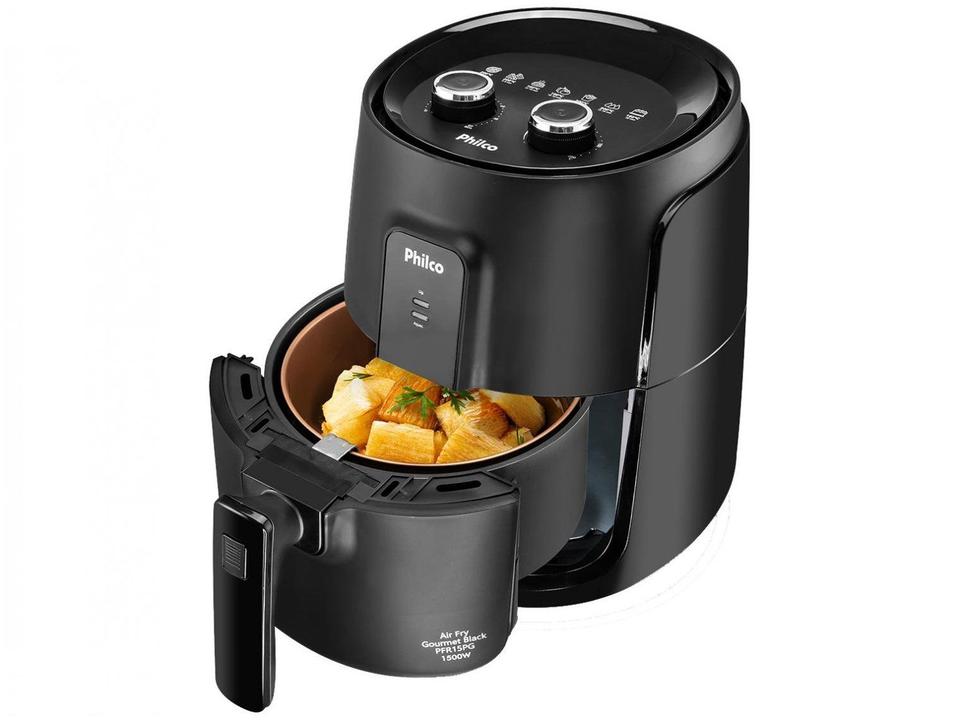 Fritadeira Elétrica sem Óleo/Air Fryer Philco Gourmet PFR15PG Preto 3,2L com Timer - 5