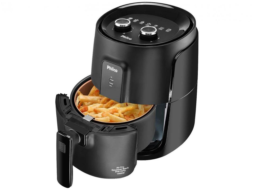 Fritadeira Elétrica sem Óleo/Air Fryer Philco Gourmet PFR15PG Preto 3,2L com Timer - 10