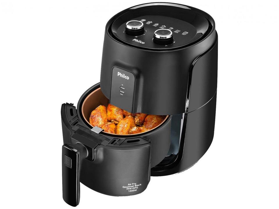 Fritadeira Elétrica sem Óleo/Air Fryer Philco Gourmet PFR15PG Preto 3,2L com Timer - 7