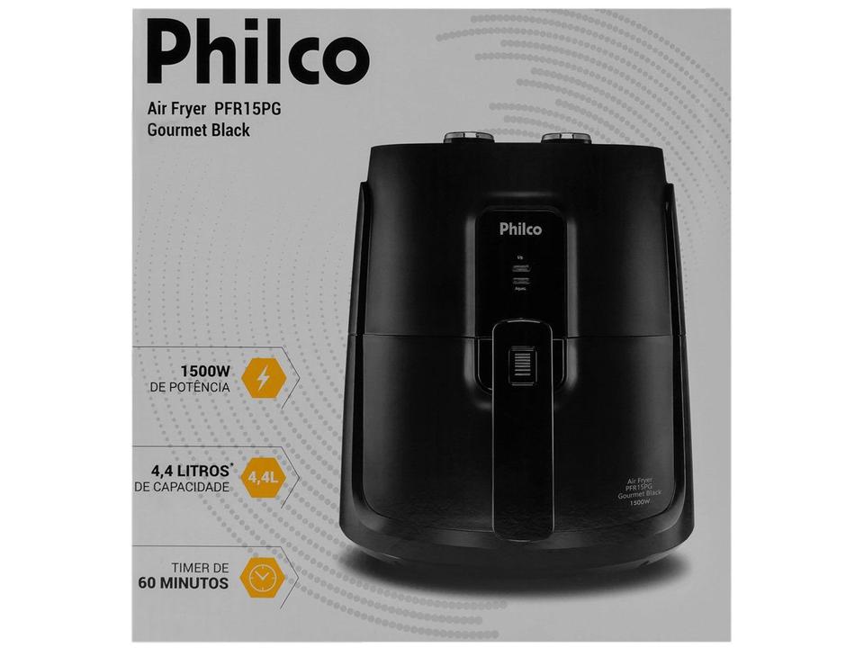 Fritadeira Elétrica sem óleo/Air Fryer Philco PFR15PG Preto 4,3L com Timer - 11