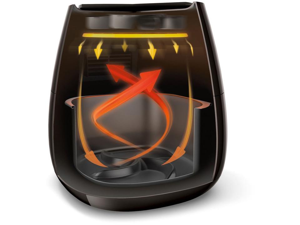 Fritadeira Elétrica sem Óleo/Air Fryer Walita Philips Daily RI9217 Branca com Timer - 4