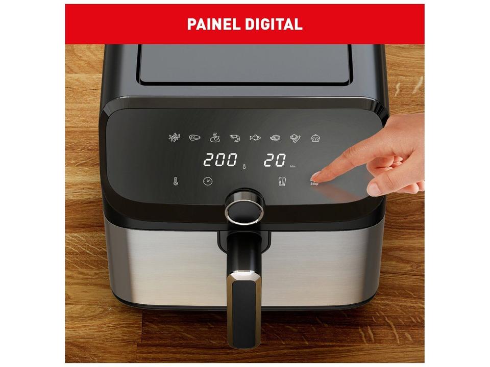 Fritadeira sem Óleo Airfryer Arno Mega 7,5L Digital Inox AFD7 - 4