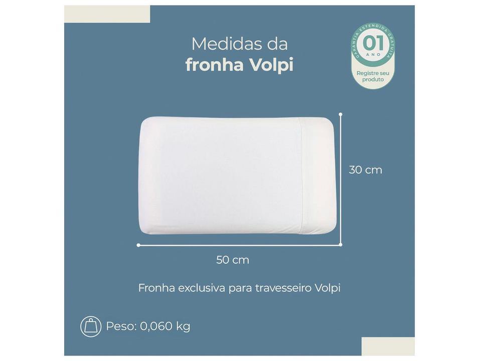 Fronha para Travesseiro para Bebê 100% Algodão Branca Infanti Volpi - 4