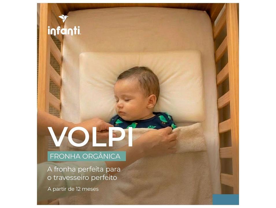 Fronha para Travesseiro para Bebê 100% Algodão Branca Infanti Volpi - 1