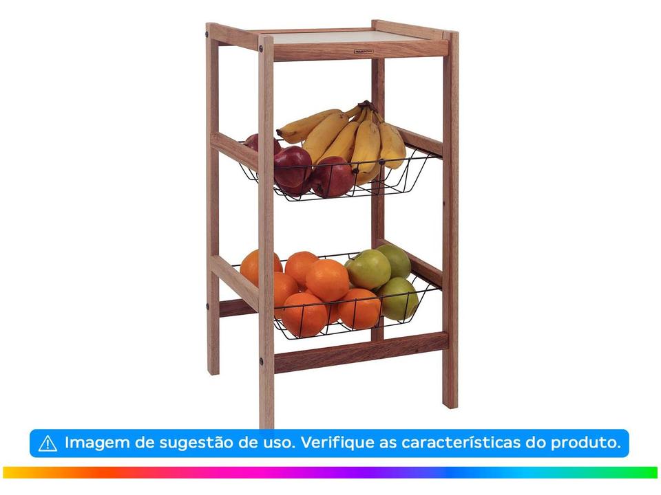 Fruteira de Chão 2 Cestos Tramontina Utilínea - 1