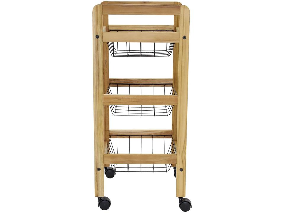 Fruteira de Chão de Madeira 3 Cestos Tramontina - 8