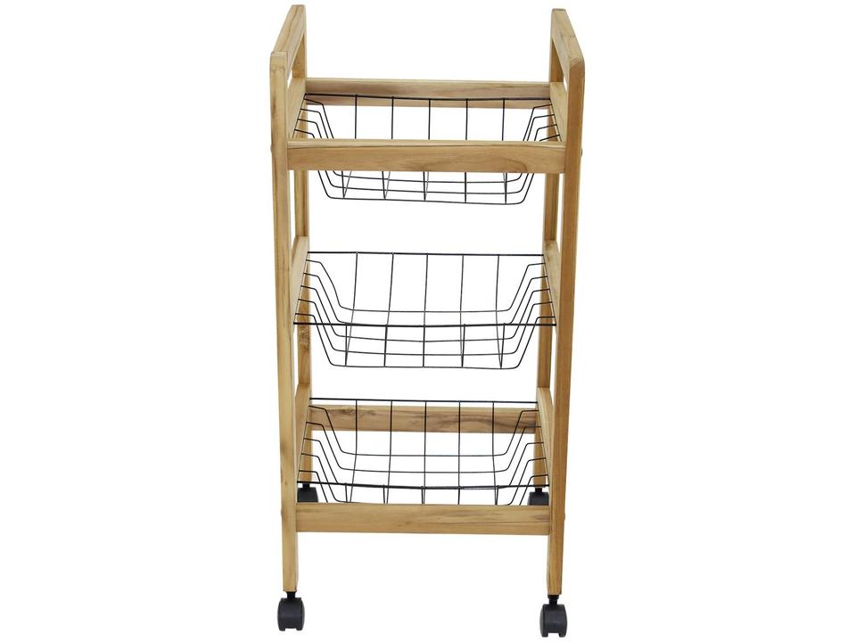 Fruteira de Chão de Madeira 3 Cestos Tramontina - 7