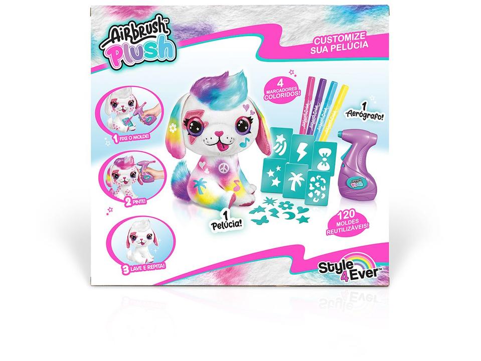 Fun Pelúcia Cachorrinho Puppy Para Pintar Airbrush - 5